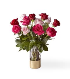 Rose Colored Love Bouquet. An arrangement by Mt. Scott Flowers.