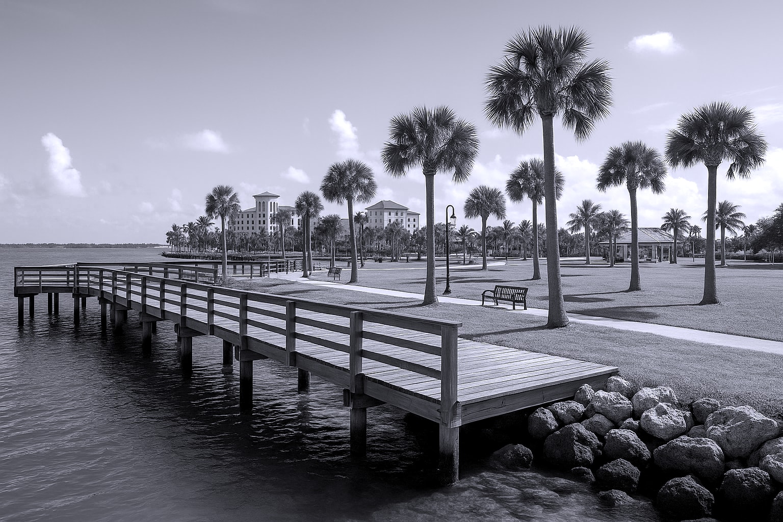 Scenic view of Fort Pierce waterfront