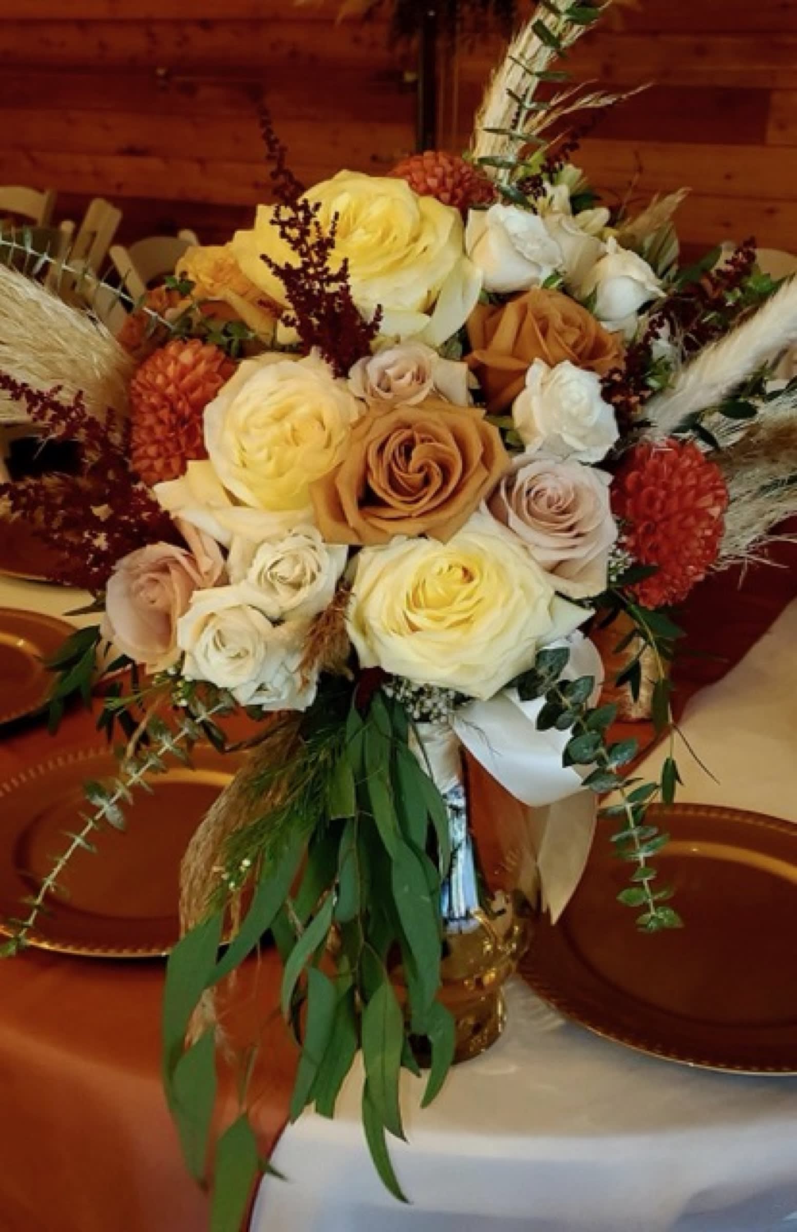 Wedding flowers by Sicola's Florist