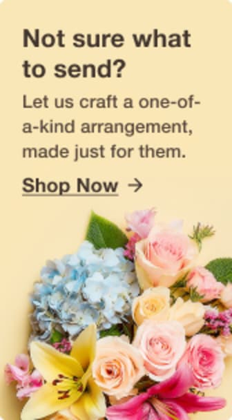 Your expert designer will create a unique hand-crafted arrangement.