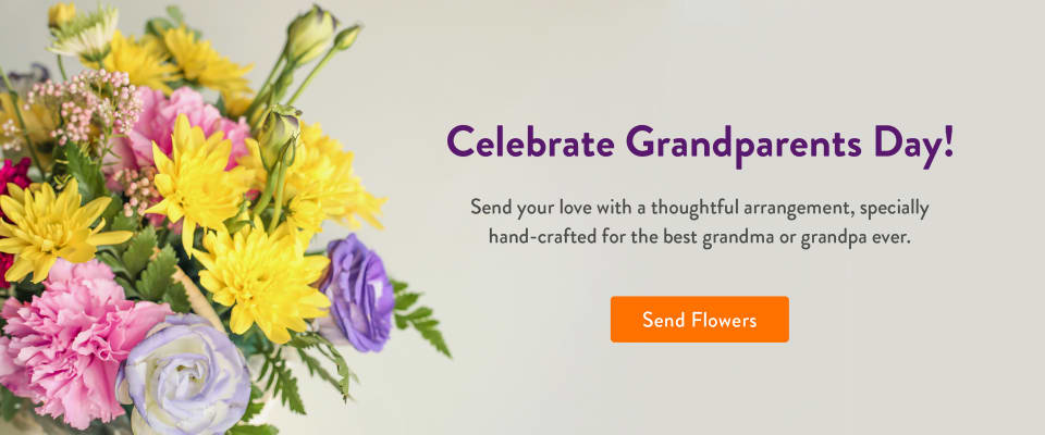 Arrangement of flowers to celebrate Grandparents Day - flower delivery in Ridgewood