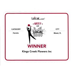 Kings Creek Flowers Award: Kings Creek Flowers