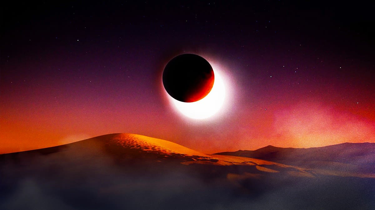 Der Mond des Monats Shawwal entführt die letzte Sonne des Ramadan.