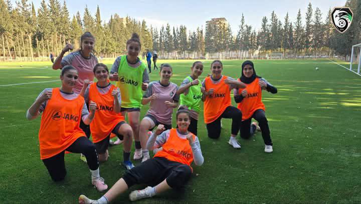 Syria's women's national football team kicks off West Asian Championship against Jordan.