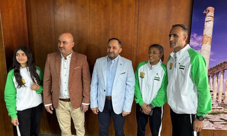 Syria wins bronze in the 100m hurdles at the West Asia Athletics Championships.