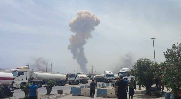 A large explosion shakes the martyr Rajai port in Bandar Abbas, southern Iran.