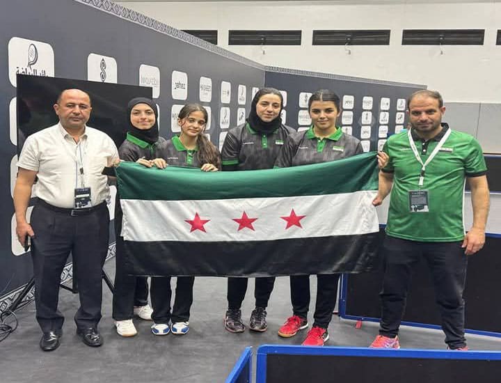 Qualification historique de l'équipe nationale féminine de Syrie pour la Coupe du Monde de tennis de table 2026.