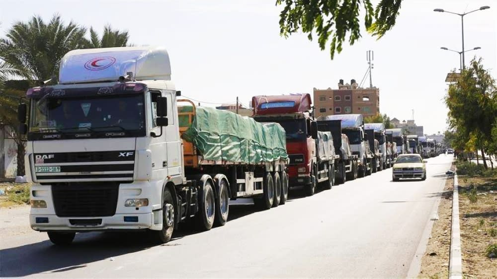 Gazze yardımları Rafah'ta bekliyor... Geçiş siyasi kararın beklenmesine ertelenmiş durumda.
