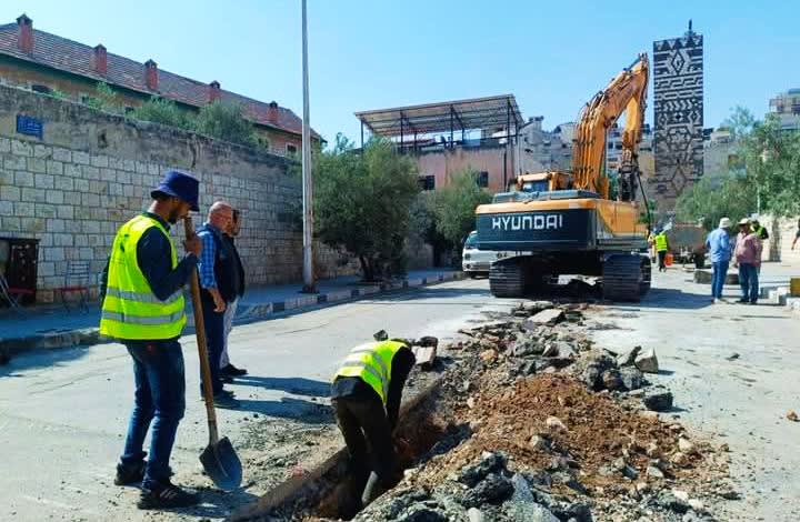 Nuevo proyecto para mejorar el suministro de agua potable en el barrio de Bab Qibli en Hama.
