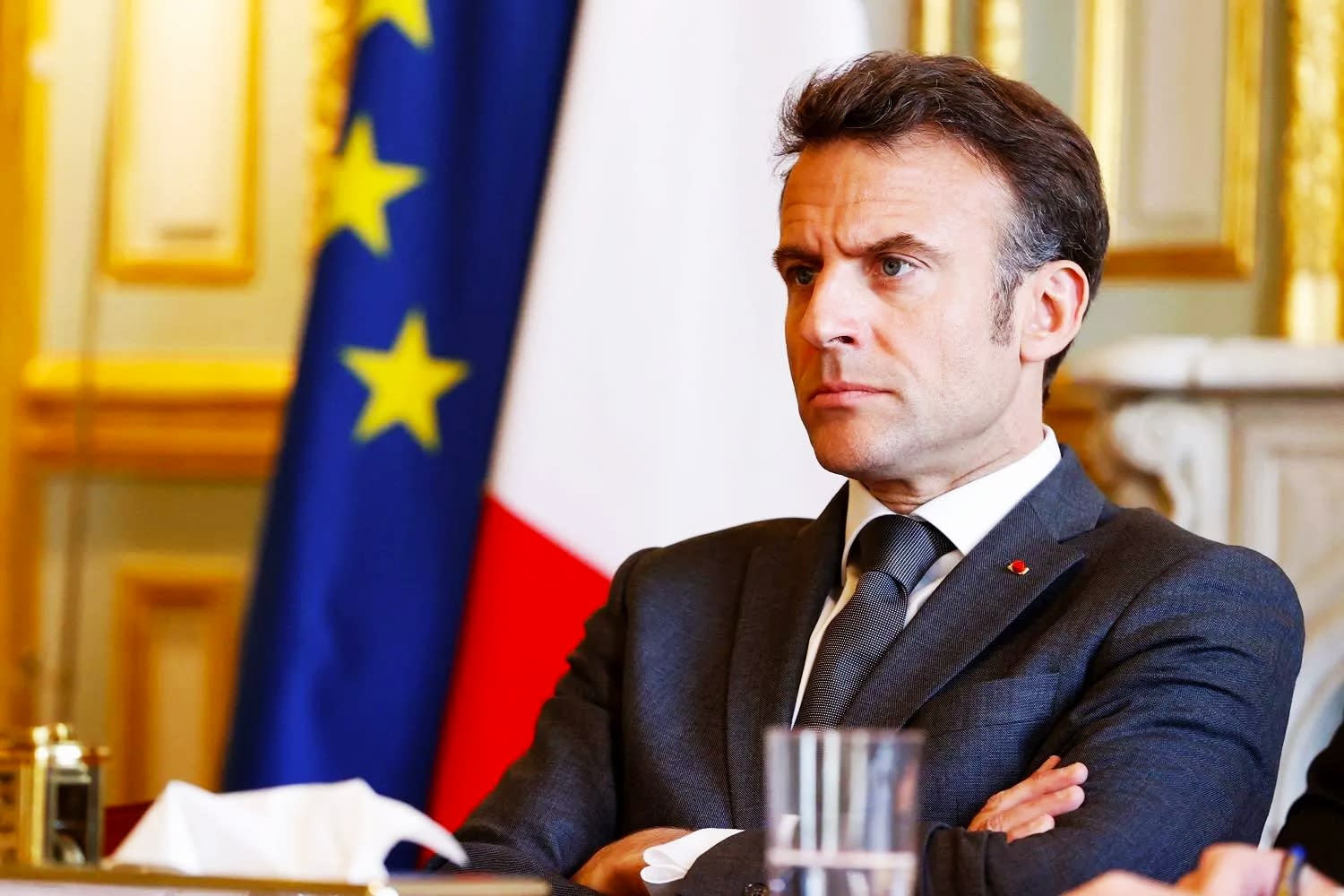 Macron insta a Europa a presionar a Israel y apoya el establecimiento de un estado palestino en ciertas condiciones.