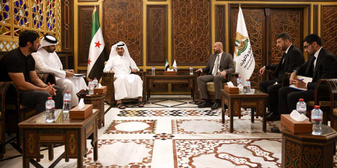 שר الطوارئ السوري وسفير قطر يبحثان تعزيز التعاون في مجالات الاستجابة للكوارث