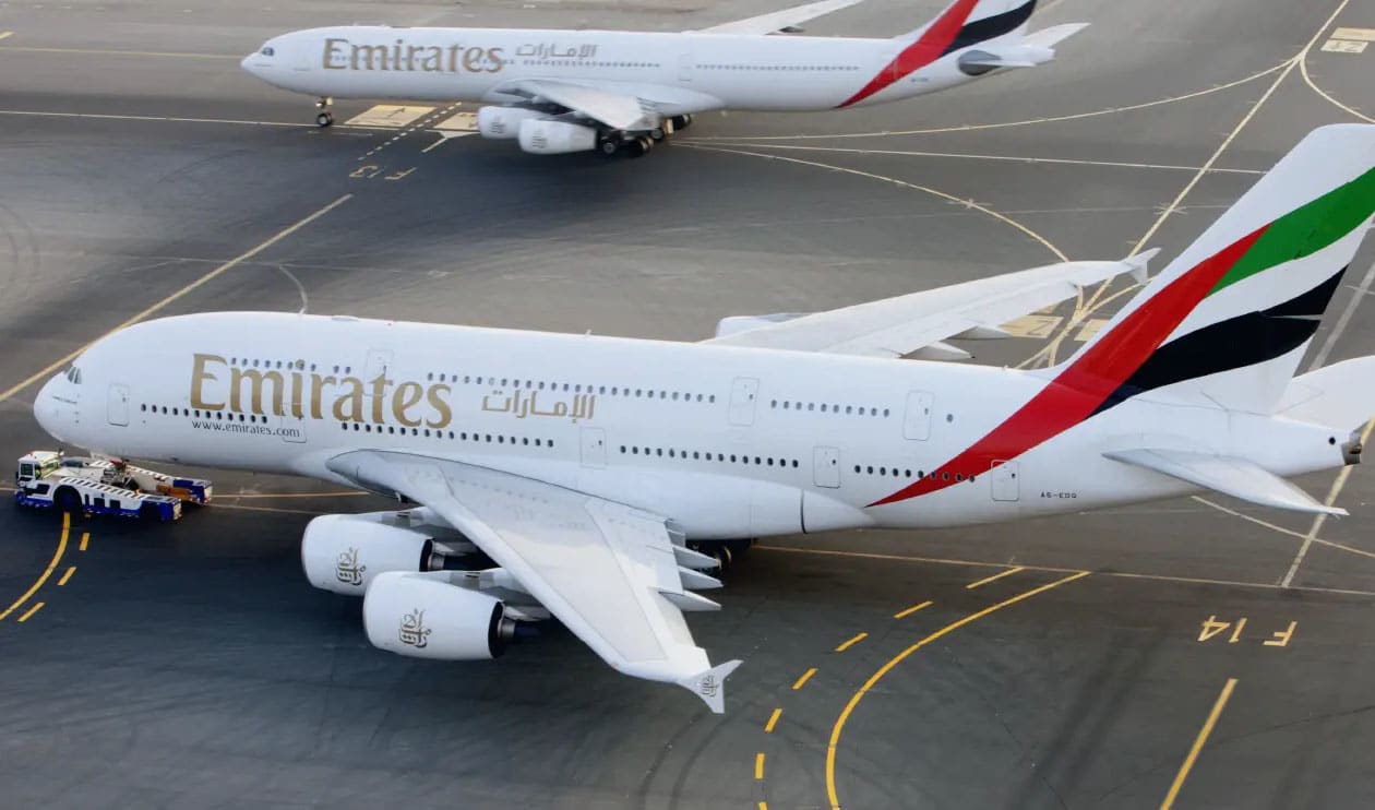 Emirates Airlines anuncia la programación de la reanudación de sus vuelos a Siria.