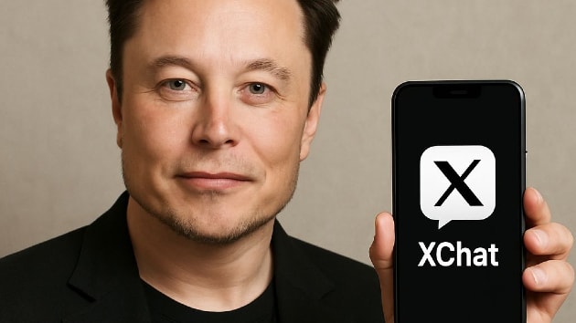 Elon Musk introduces "XChat" as a strong competitor to "WhatsApp" with advanced encryption technologies.