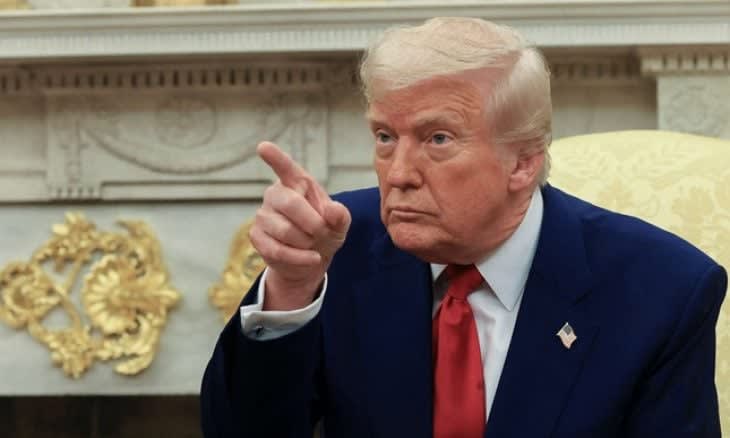 Trump declares: "We will not allow any uranium enrichment in any agreement with Iran."