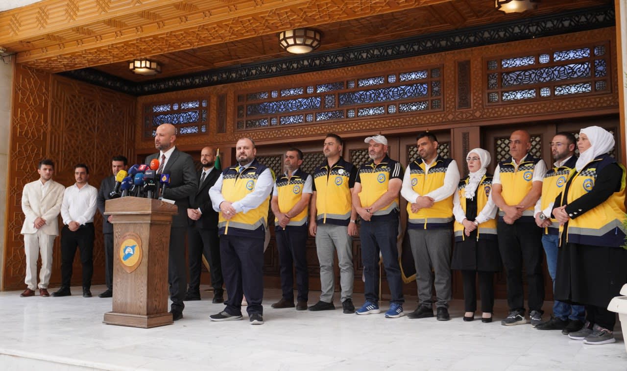 Suriye Sivil Savunma Örgütü "Beyaz Baretler"in Acil Durum ve Felaketler Bakanlığı'na katılması.