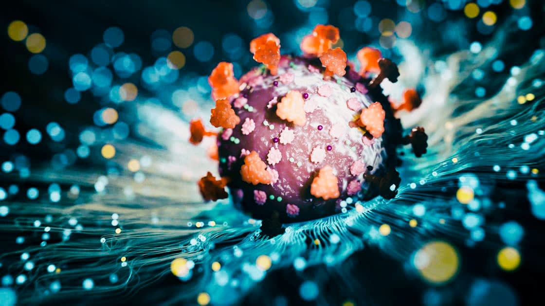 Nouvelle vague de coronavirus au Royaume-Uni avec la propagation rapide du variant Omicron.