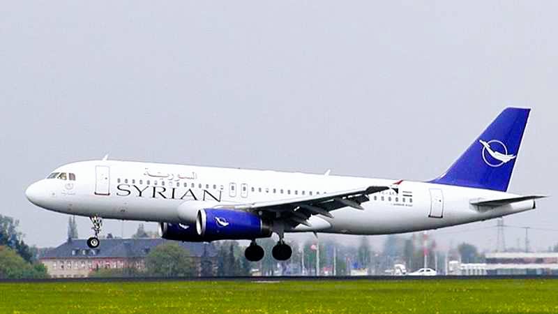 Syrian Airlines suspende todos los vuelos para el 15 de junio.