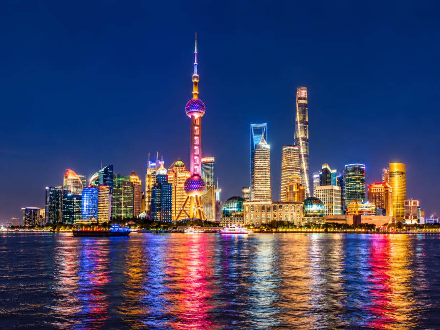Admire Shanghai's futuristic skyline and enjoy a walk along The Bund.