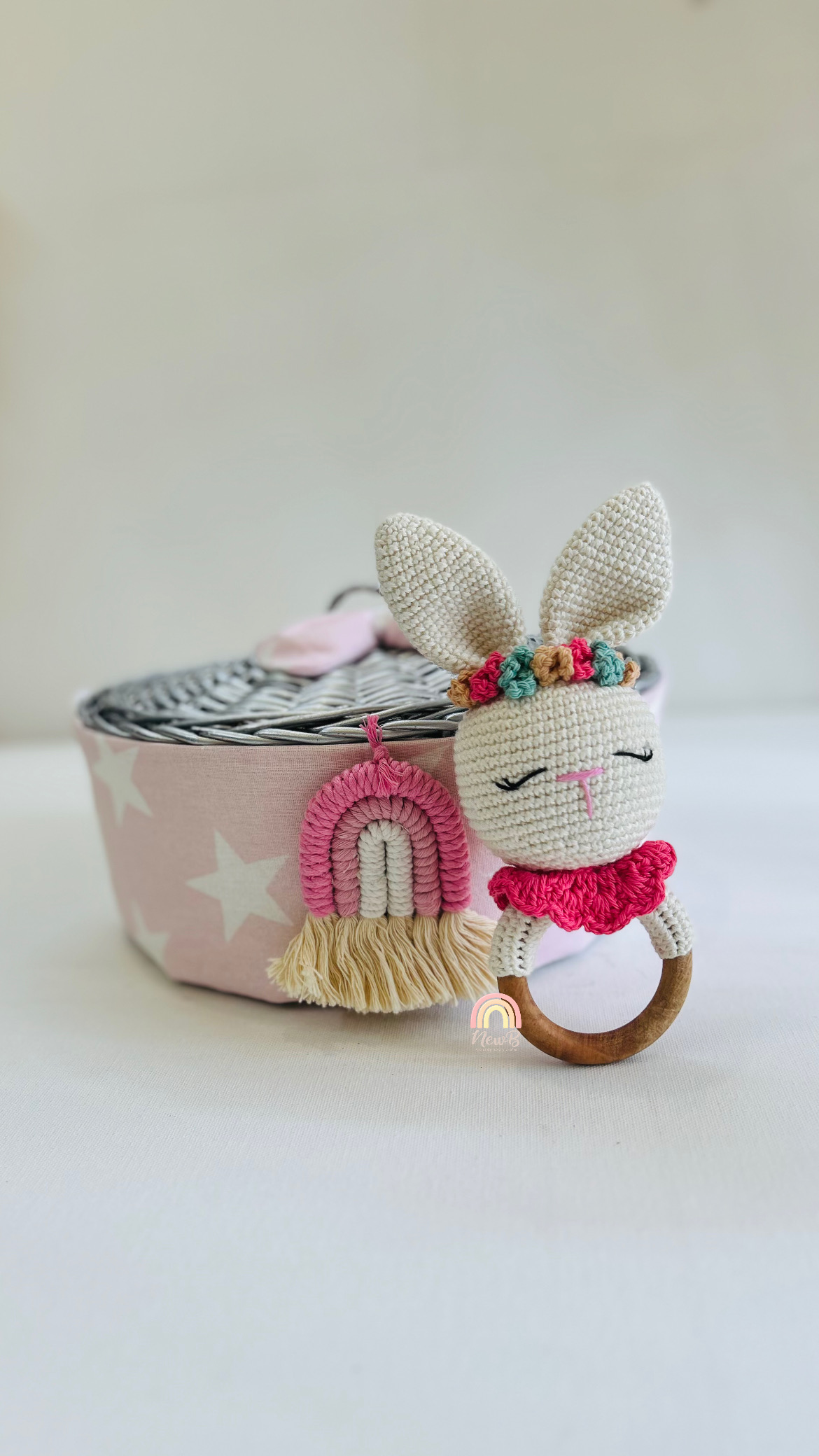 Bunny Ring Rattle (D03)