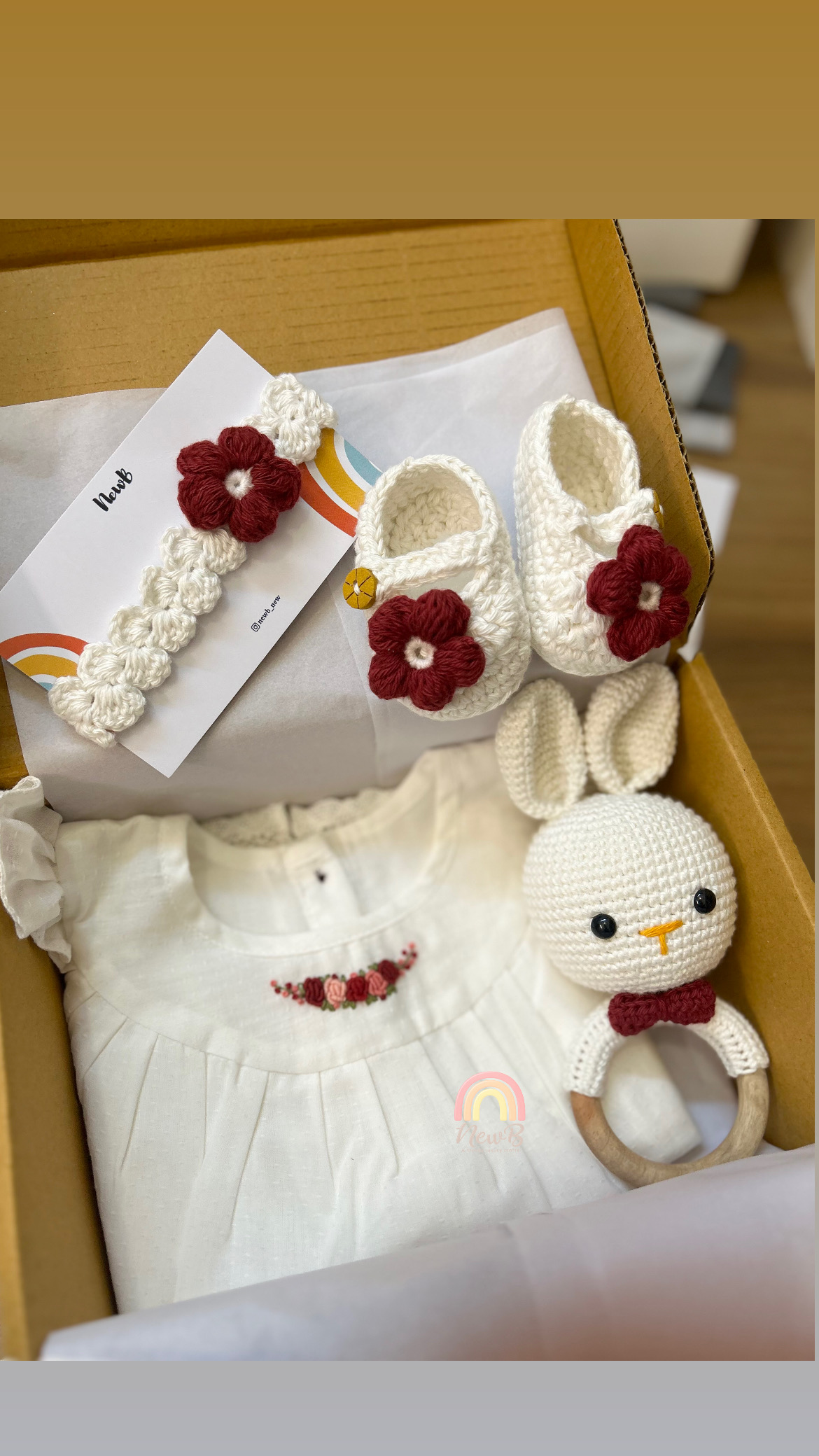 NewB Maroon Bloom Gift Set