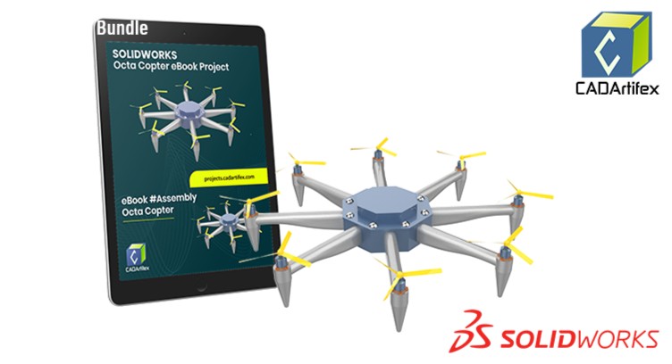 Octa-Copter Drone Design Frame