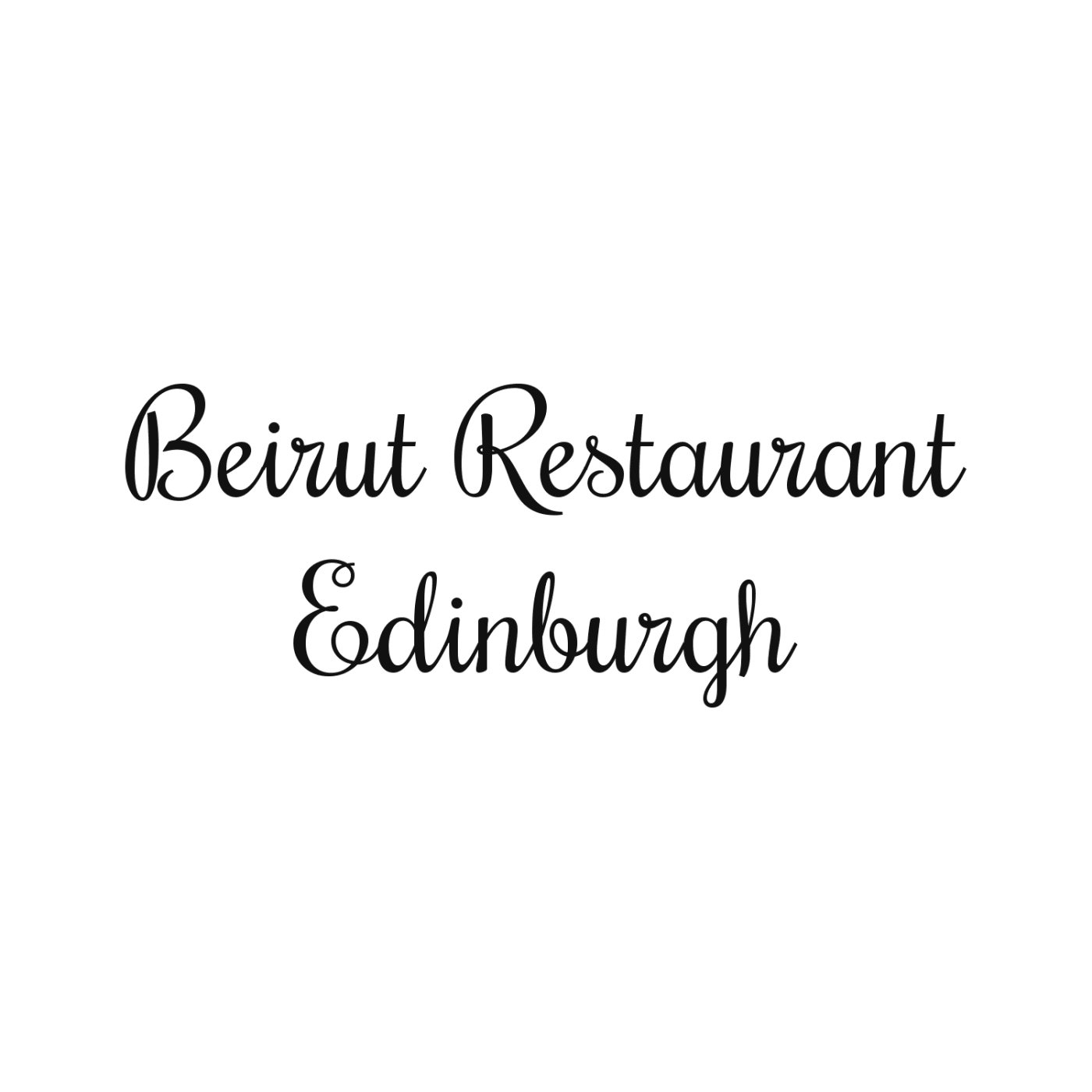 Logo antiguo de BEIRUT RESTAURANT antes del rediseño