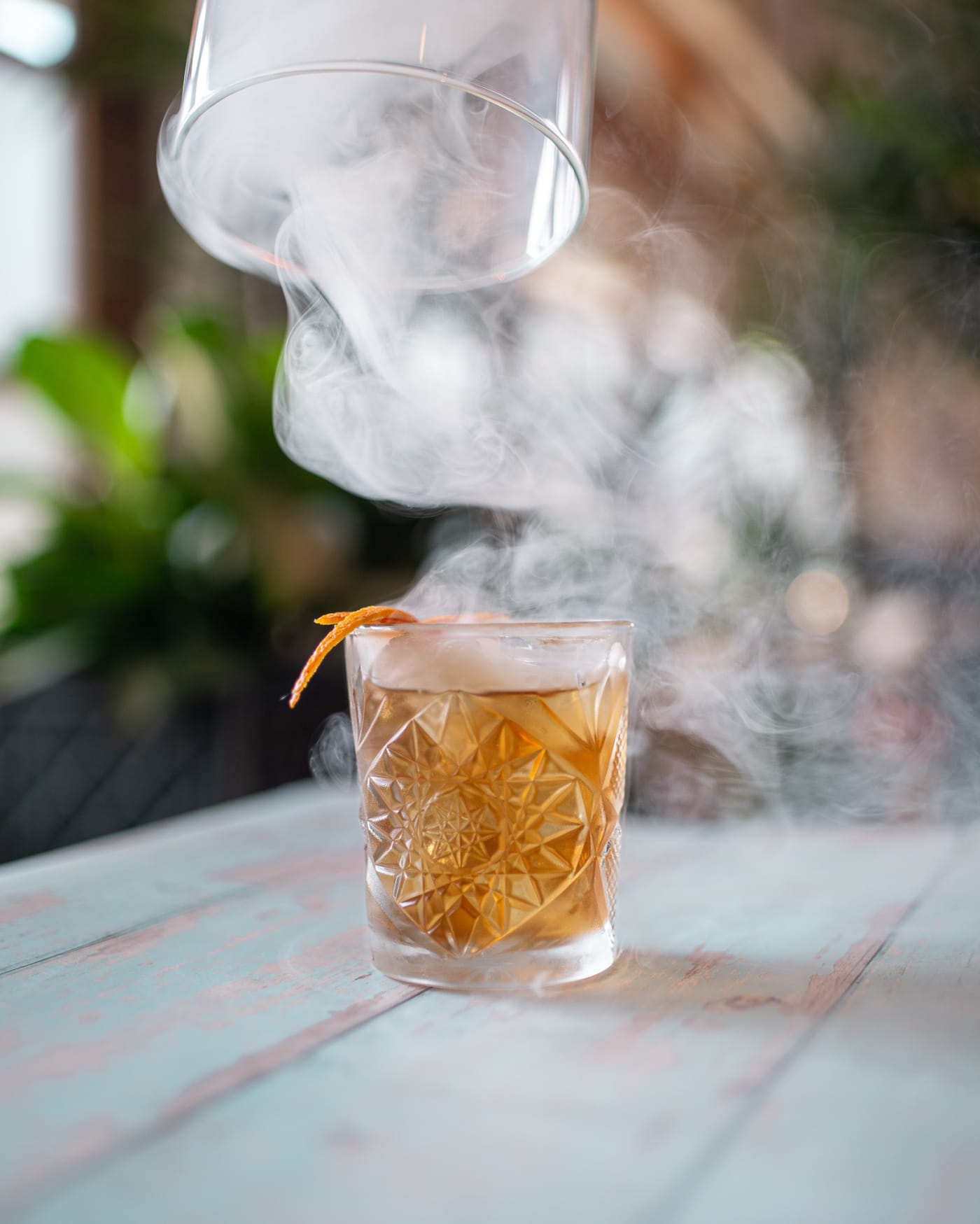 Smoked whisky cocktail at The Ship Inn, Musselburgh