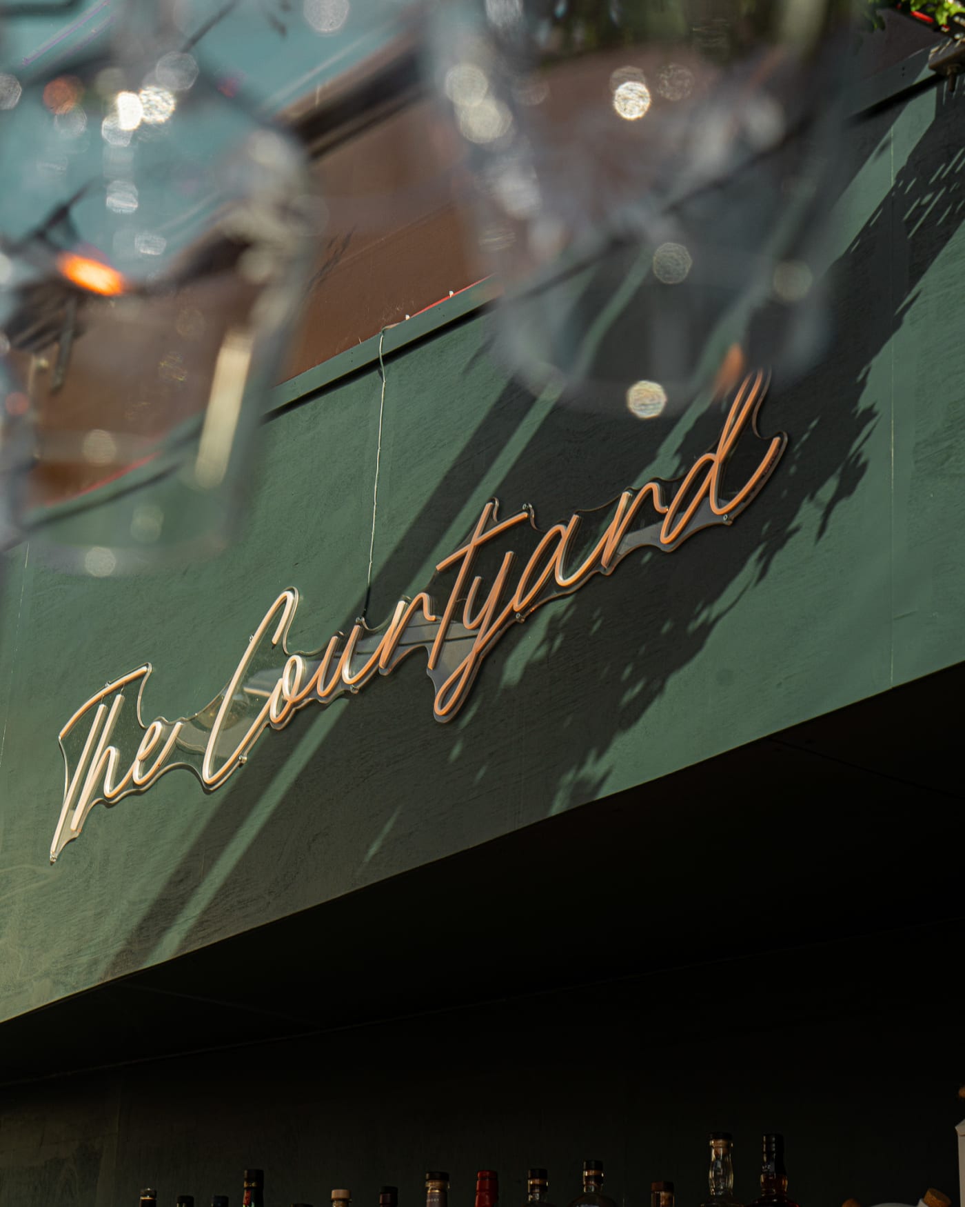 The Courtyard sign detail at The Ship Inn, Musselburgh