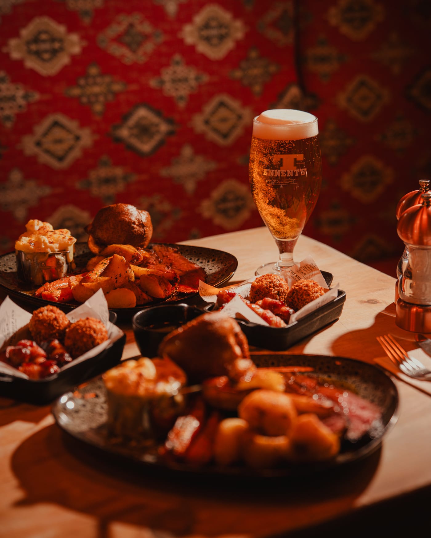 Christmas croquettes and pigs in blankets at The Ship Inn, Musselburgh