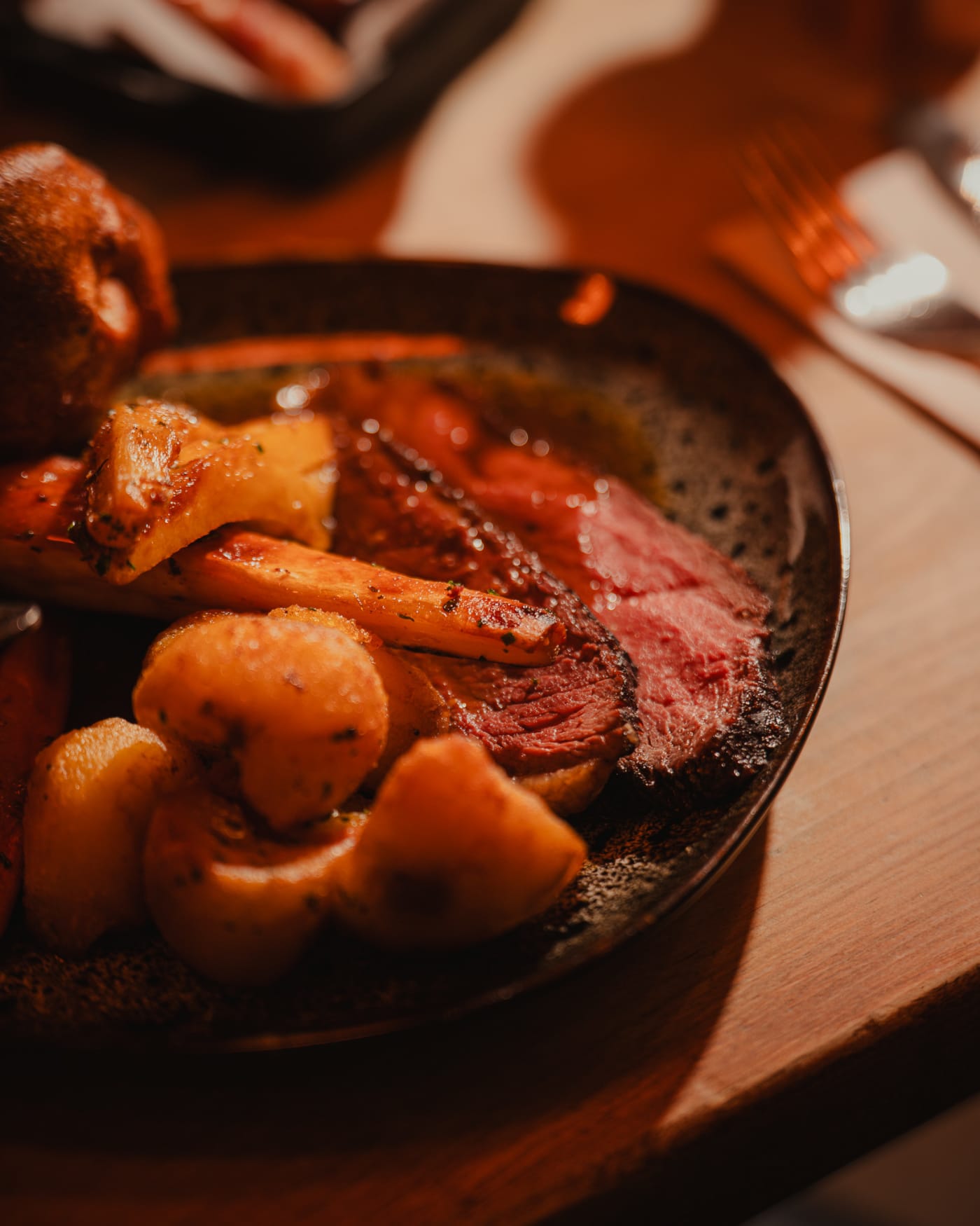 Christmas roast beef at The Ship Inn