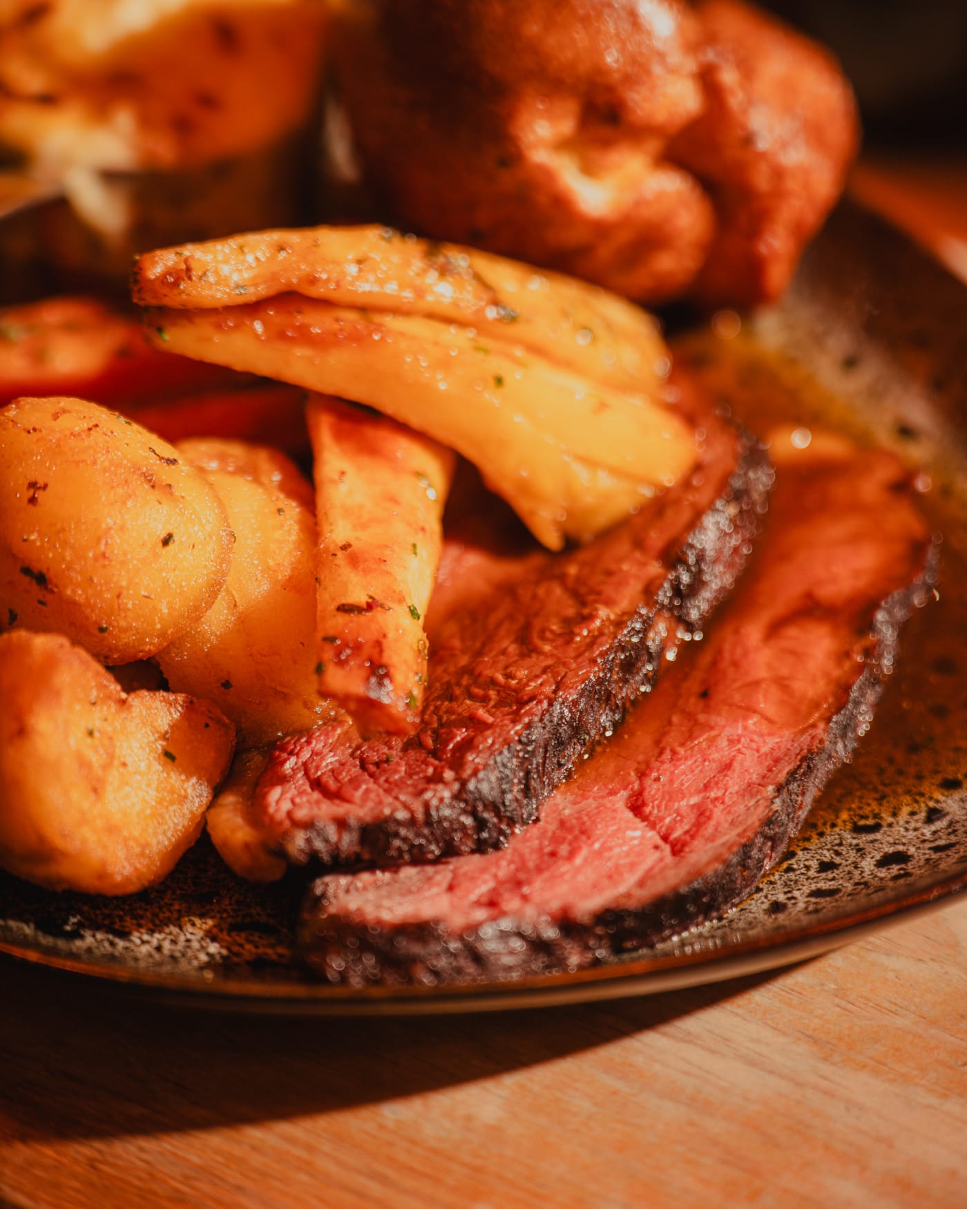 Christmas roast beef with all the trimmings at The Ship Inn, Musselburgh