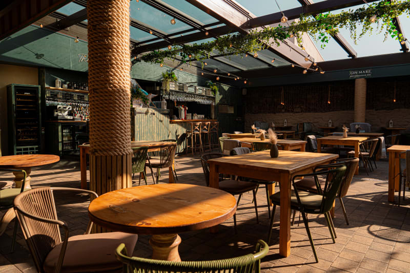 The Courtyard beer garden at The Ship Inn, Musselburgh