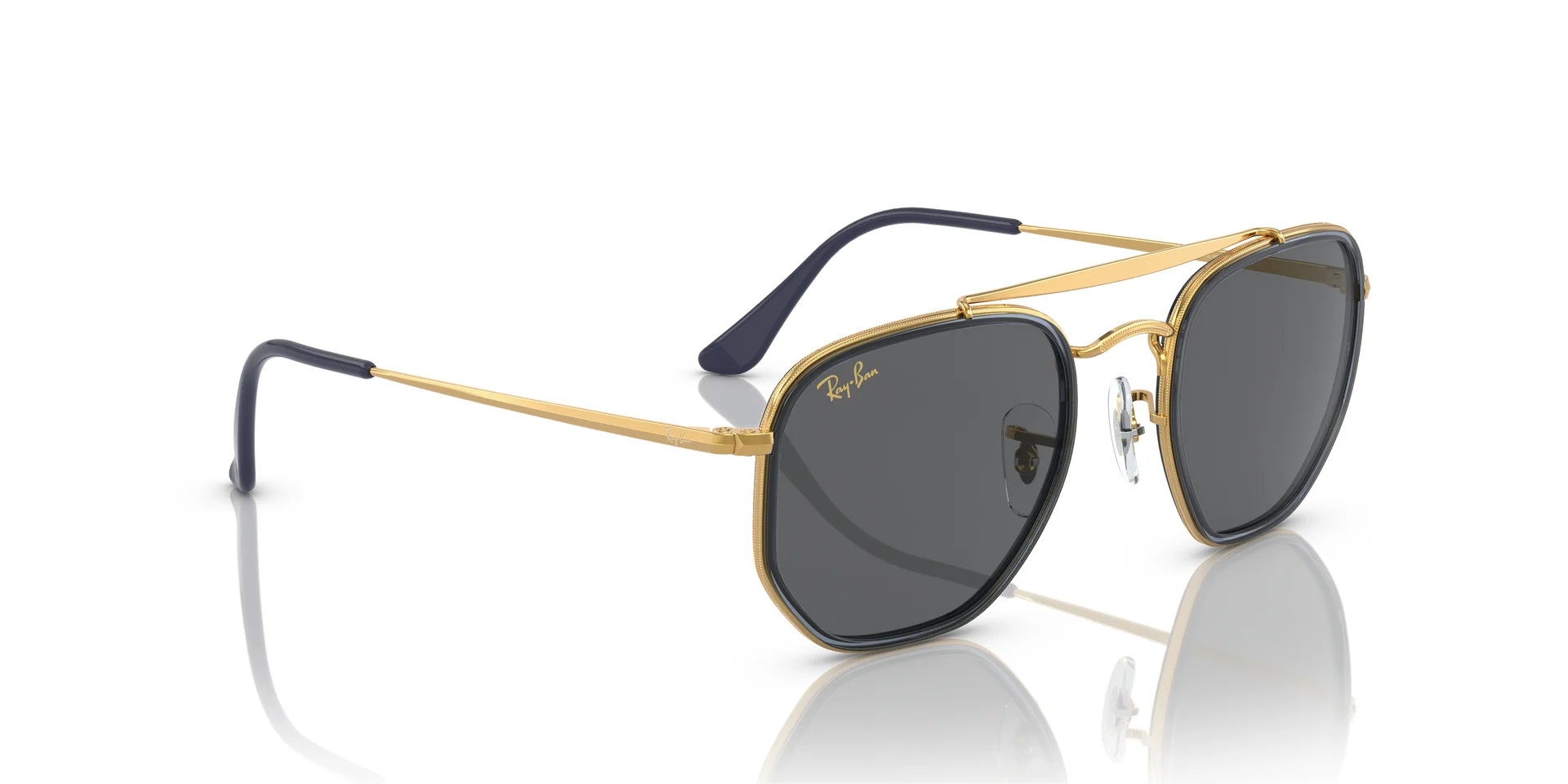 LENTE DE SOL RAY BAN RB3648-M THE MARSHAL II 9240/B1 /52-23 miniatura 3
