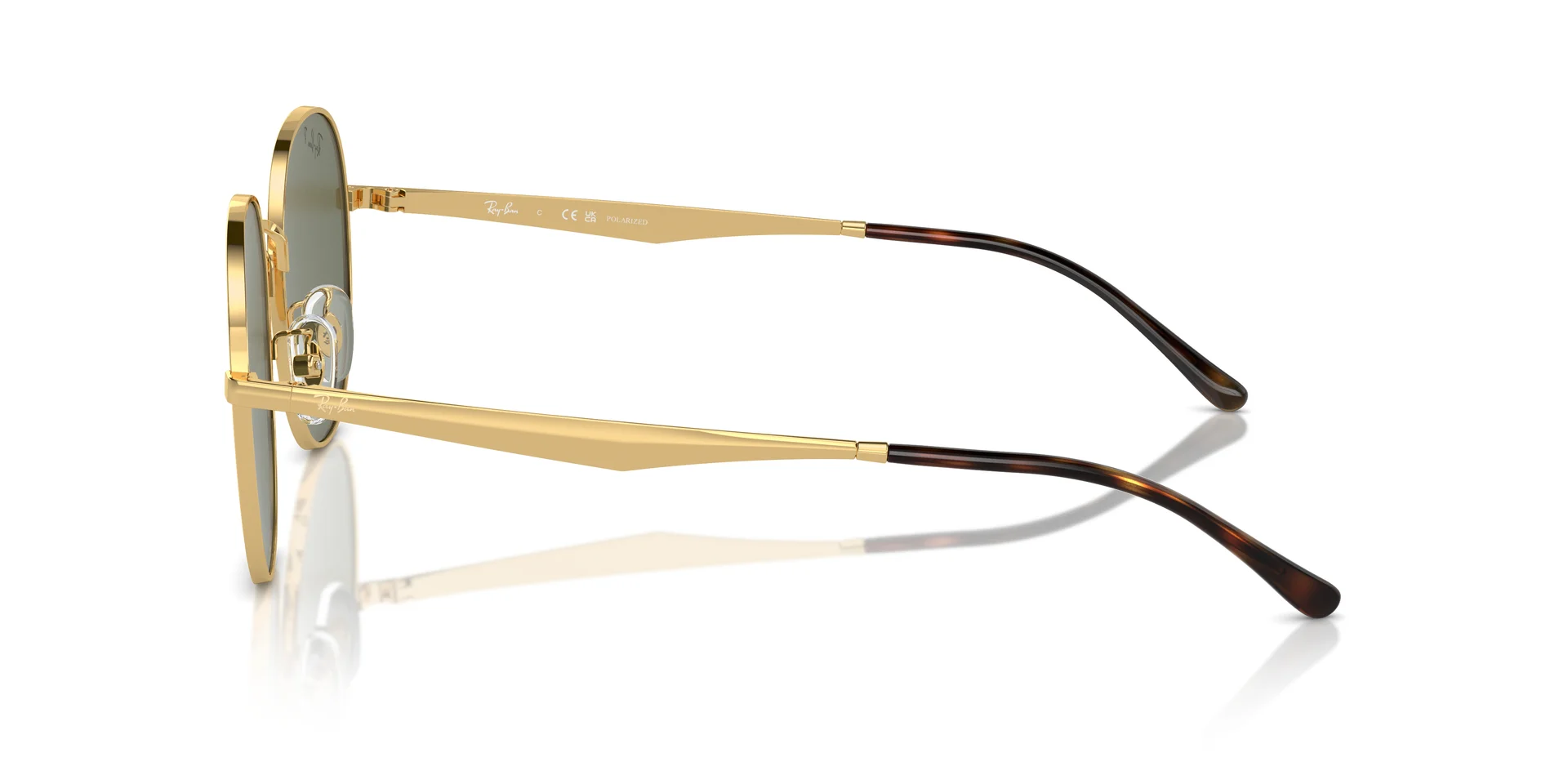 LENTE DE SOL RAY BAN POLARIZED RB3727D 001/9A 57/19 145 3P miniatura 4