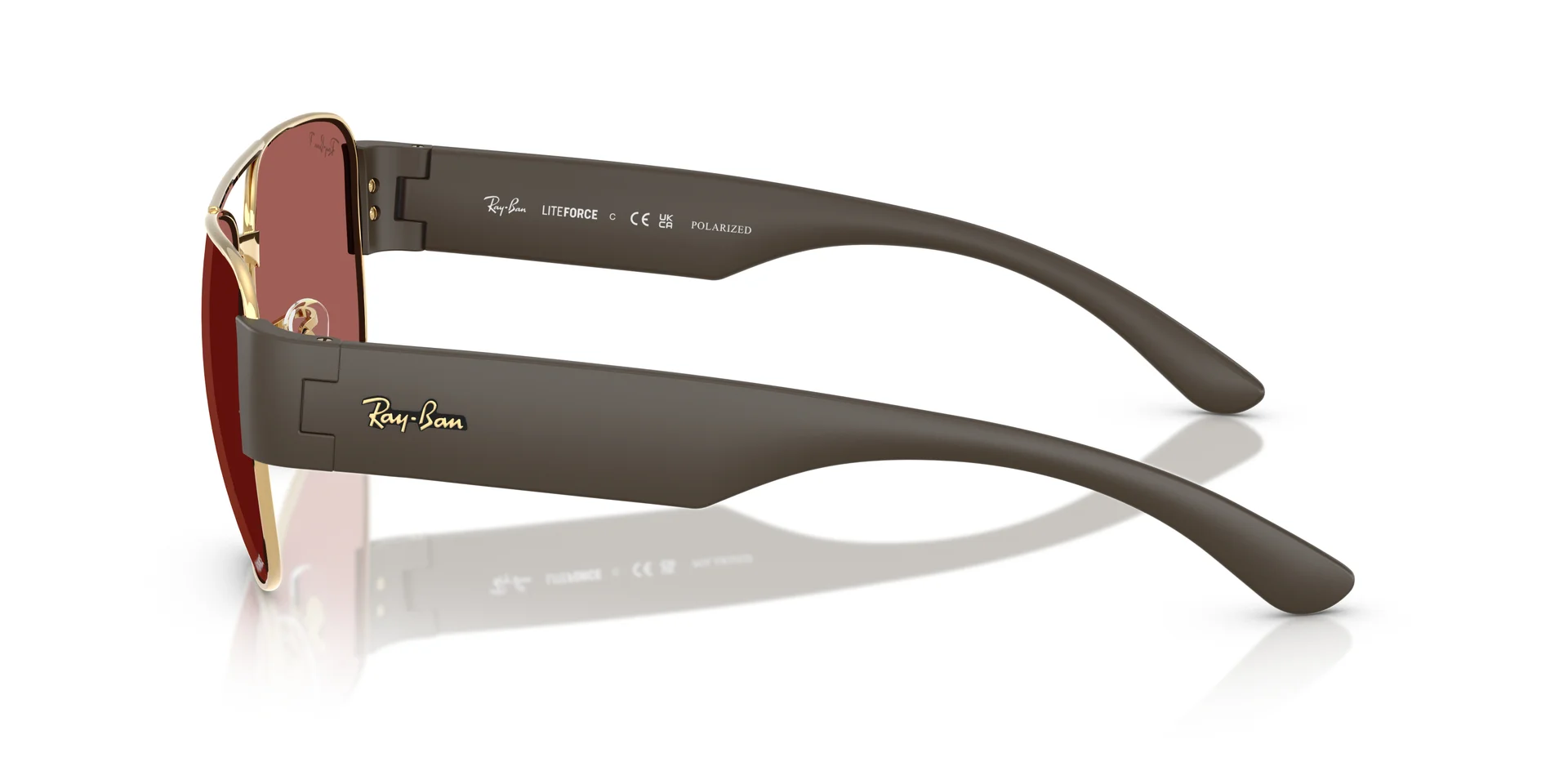 LENTE DE SOL RAY BAN POLARIZED LIFEFORCE RB3756CH 001/AL miniatura 4