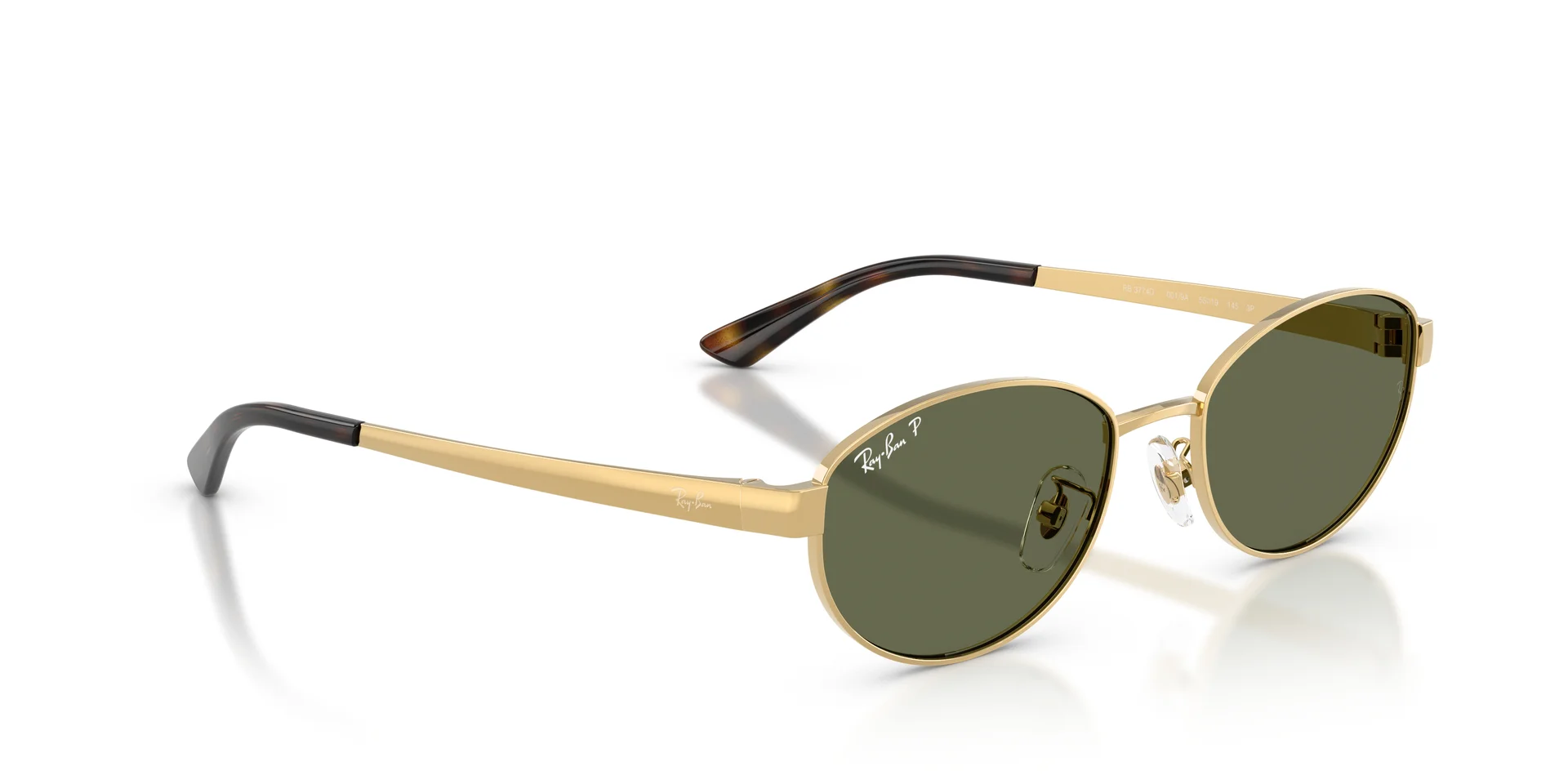 LENTE DE SOL RAY BAN POLARIZED RB3774D 001/9A 55/19 145 3P miniatura 3