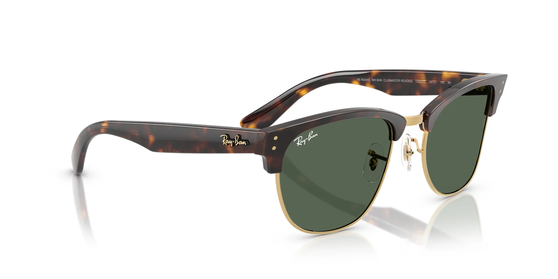 LENTE DE SOL RAY BAN RB0504S CLUBMASTER REVERSE 1359/VR 51/21 145 3N miniatura 3