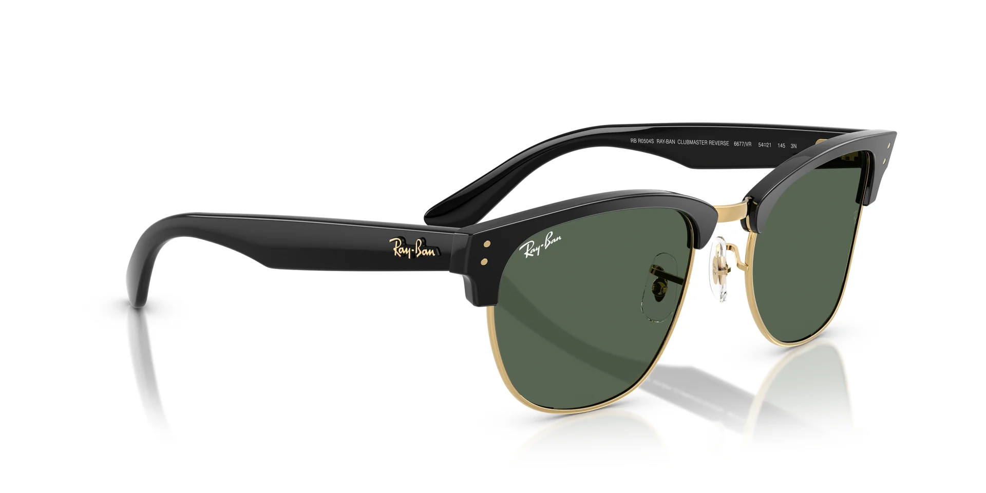 LENTE DE SOL RAY BAN COLECCION RB R0504S CLUBMASTER REVERSE 6677/VR 54/21 145 3N miniatura 3