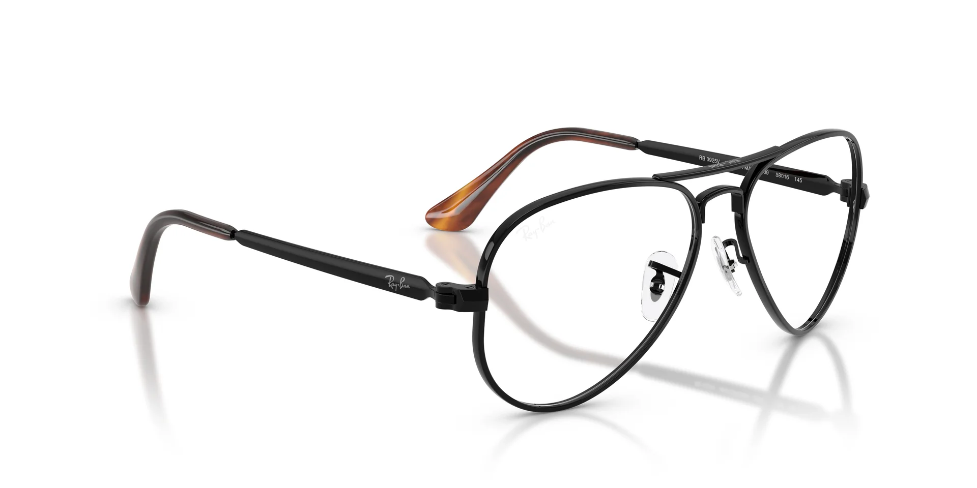 LENTE OFTALMICO RAY BAN RB3925V AVITOR MAX 2509 58/16 145 miniatura 3
