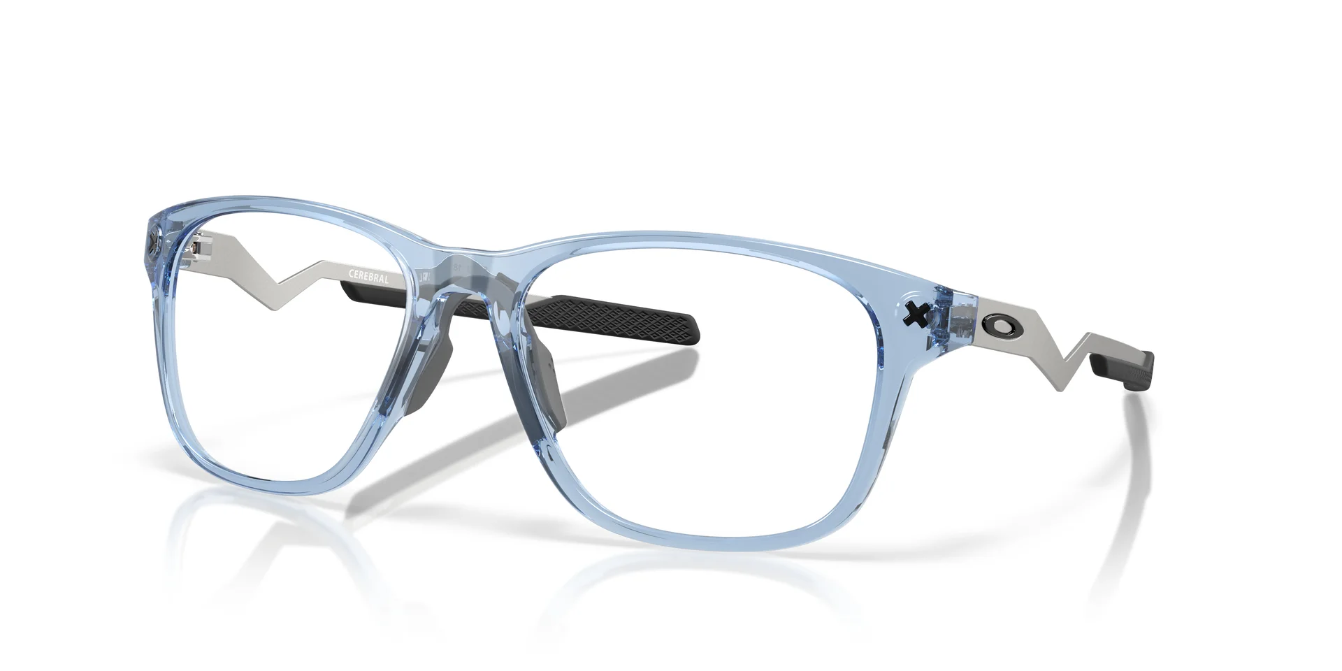 LENTE OFTALMICO OAKLEY CEREBRAL OX8187-0457 TRANSPARENT BLUE 57/18