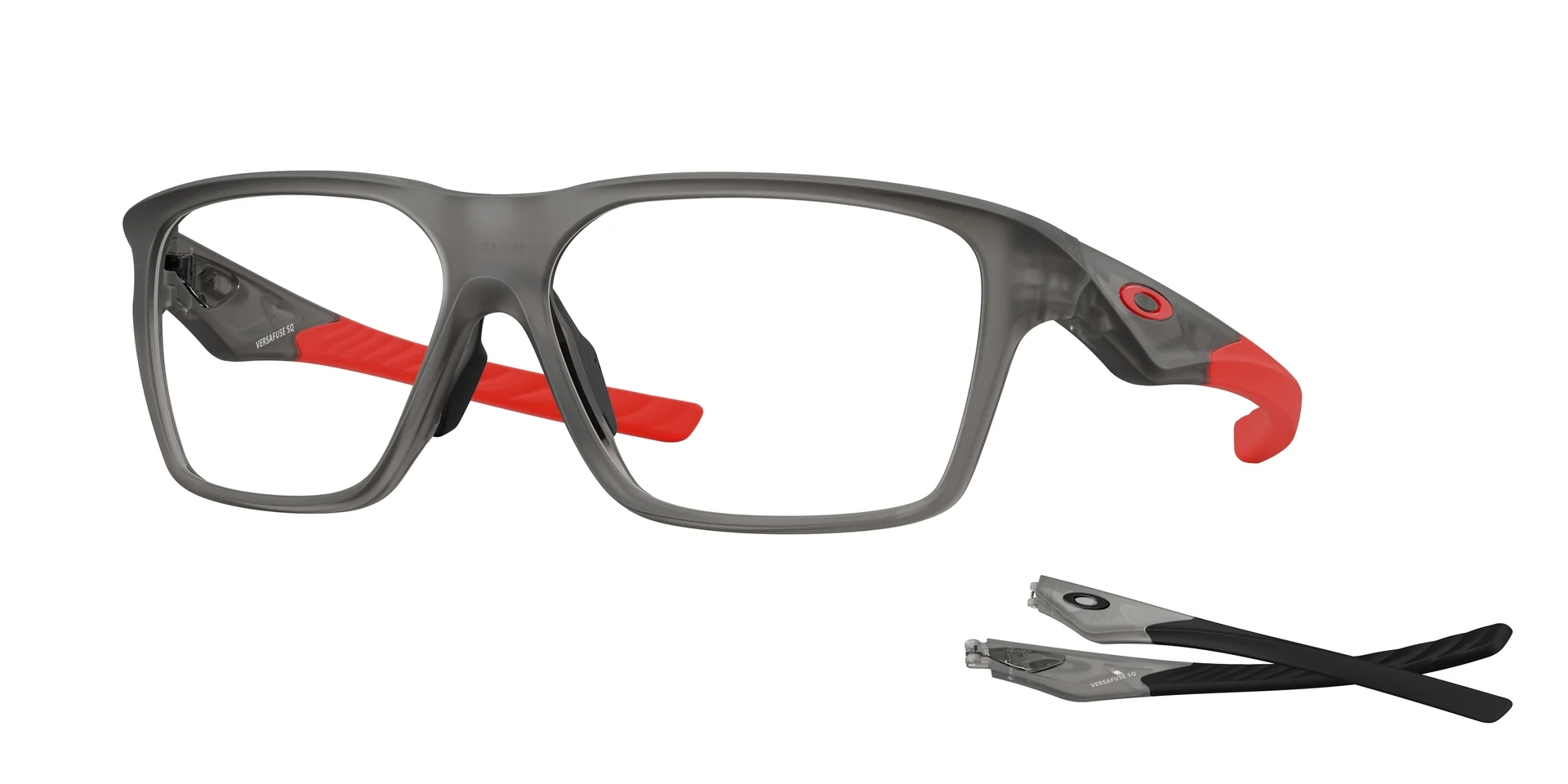 LENTE OFTALMICO OAKLEY VERSAFUSE SQ OX8201 0258 SATIN GREY SMOKE 58/13
