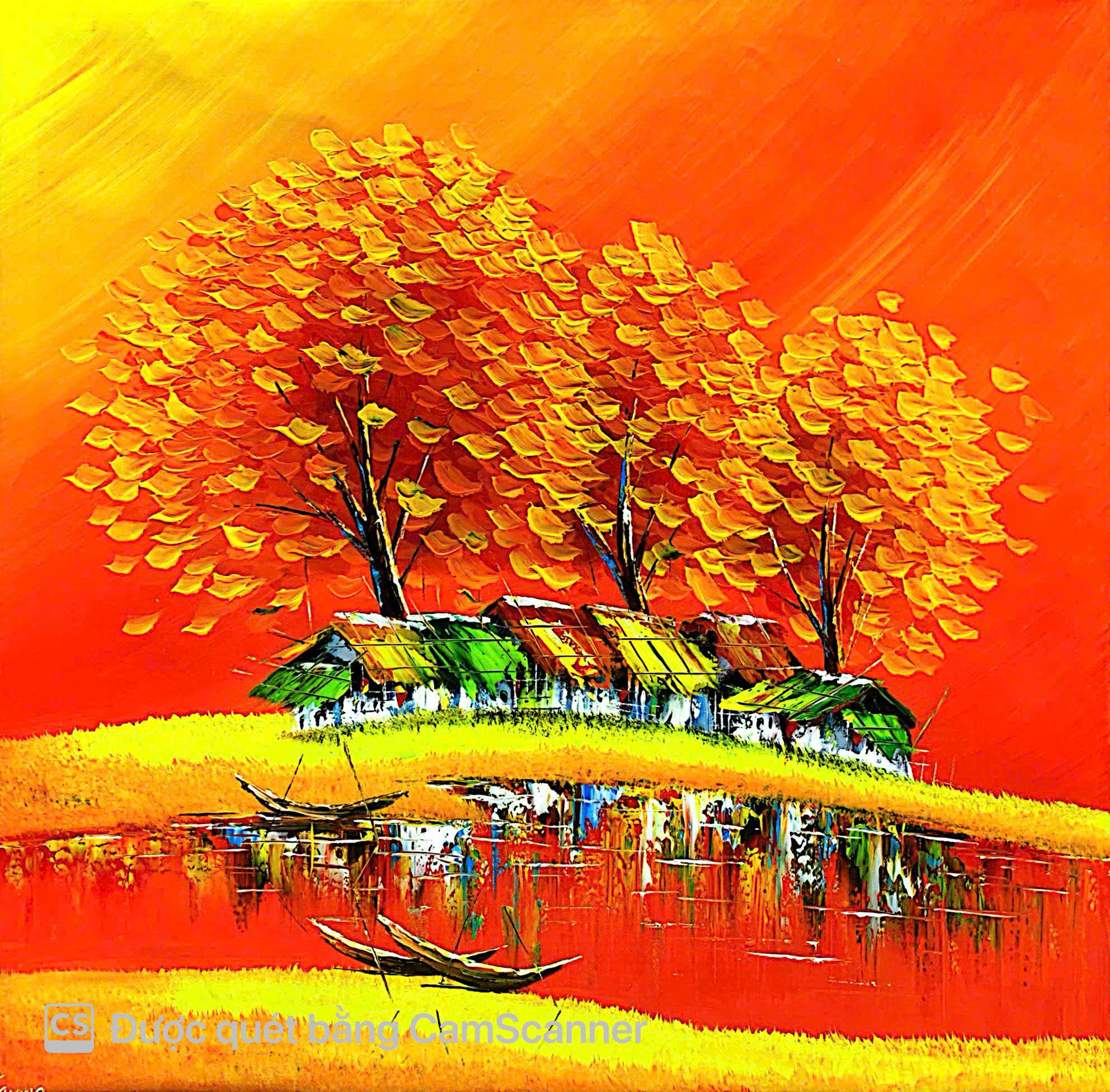 Red Fishing village