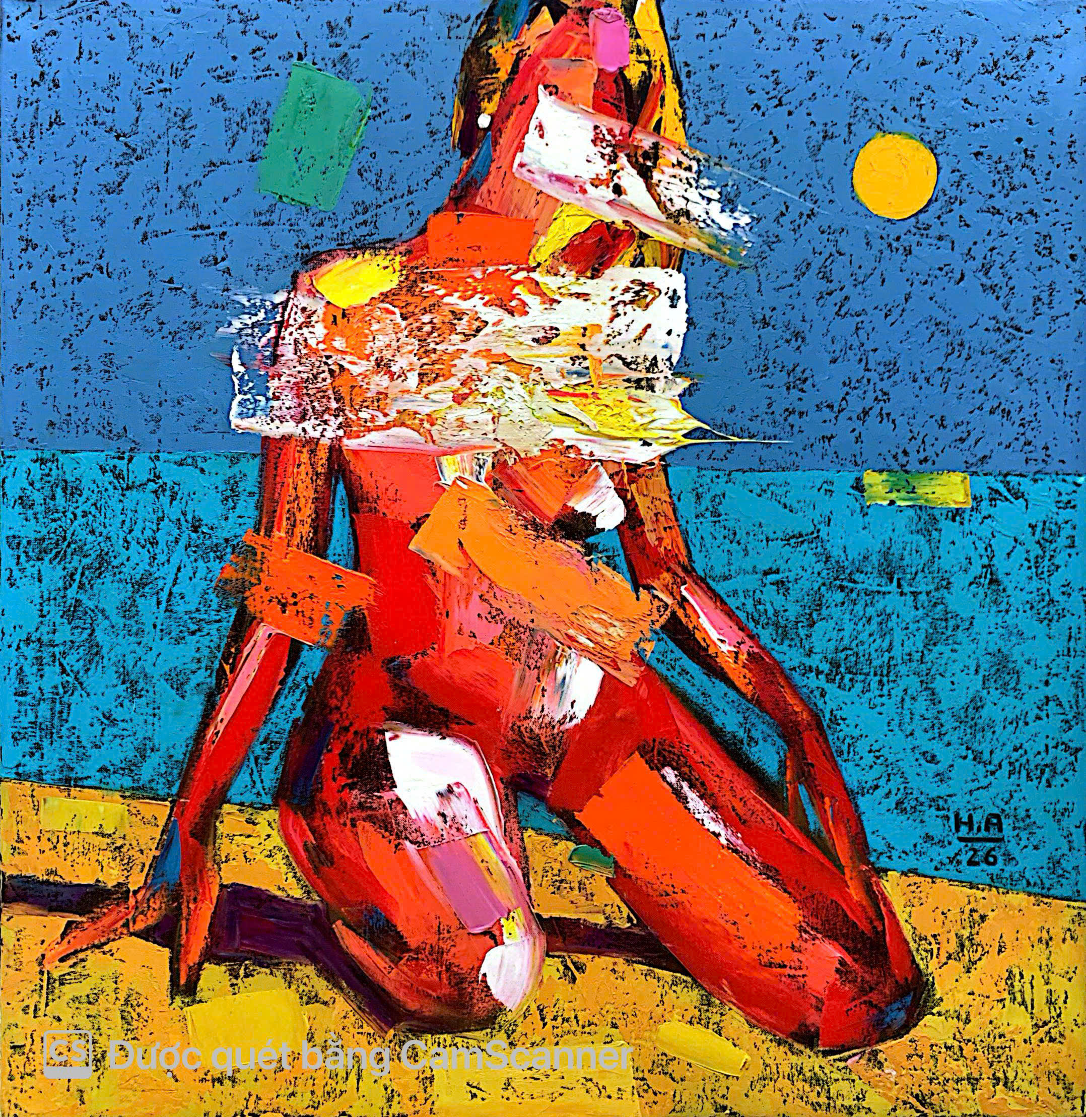 The girl by the sea