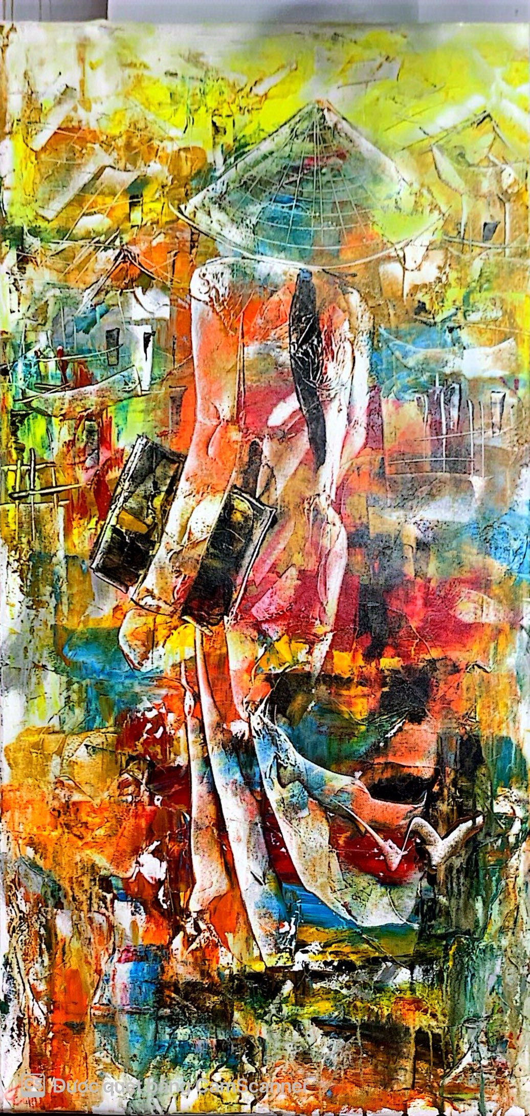 Colorfull Vietnamese woman