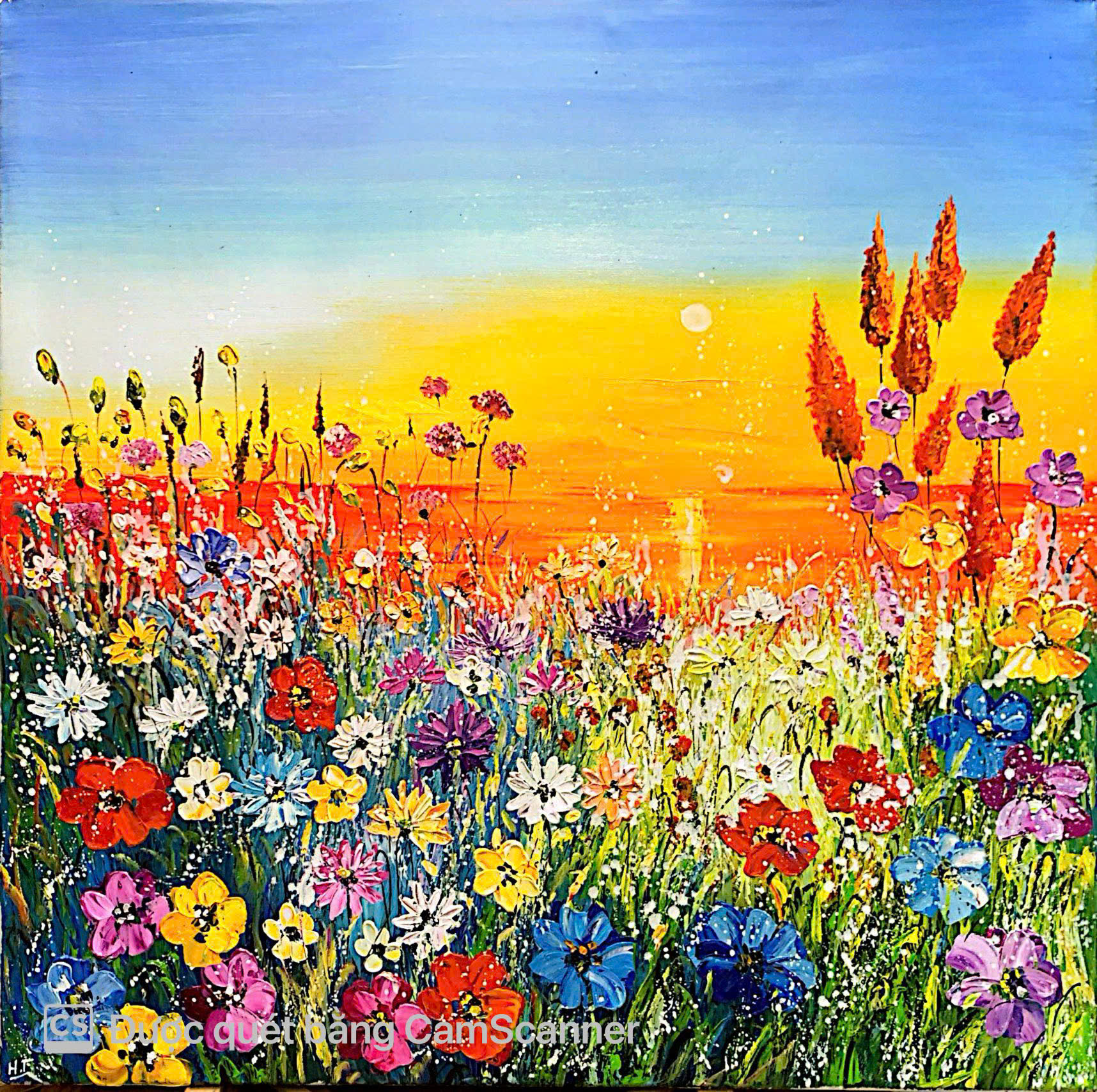 Sunset Flower