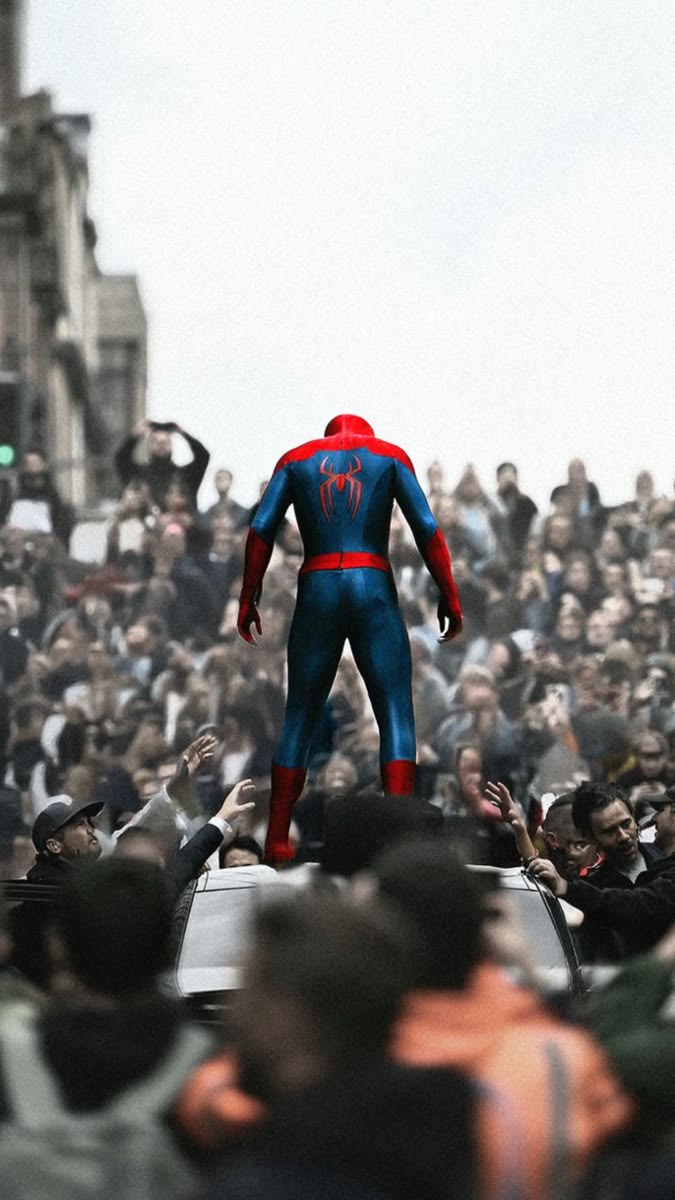 Avi wearing Marvel