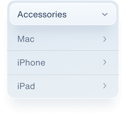 22 - Rounded Dropdown Menu Image