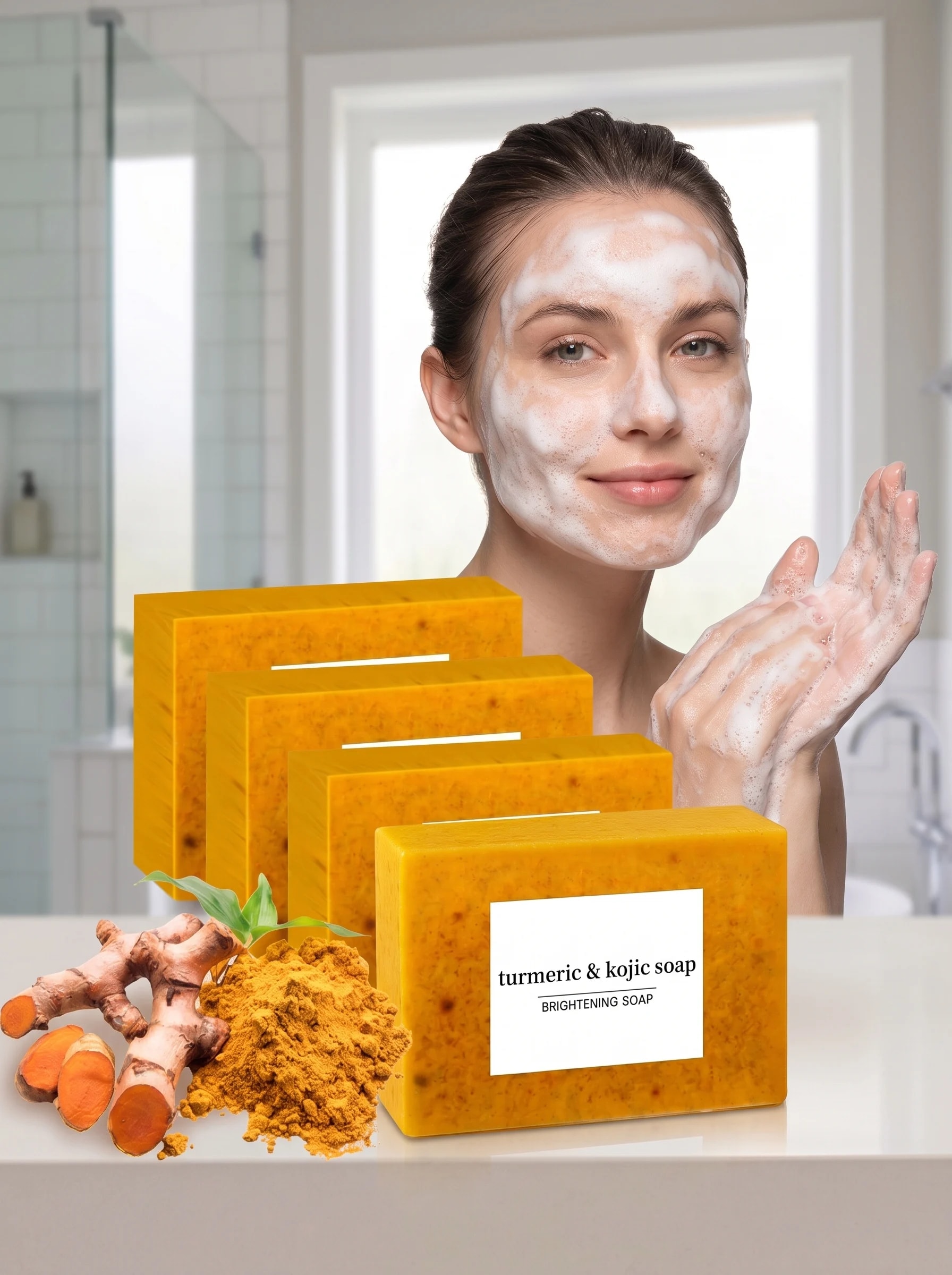 CAUNELLE Kojic Turmeric Cleansing Soap