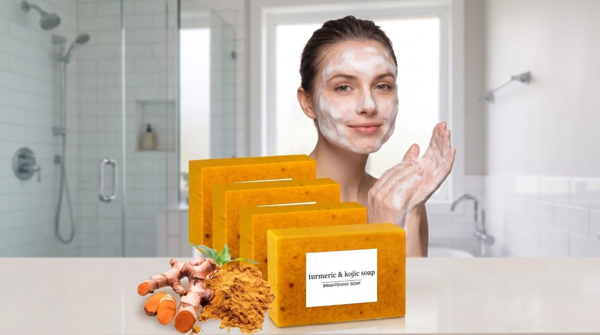 CAUNELLE Kojic Turmeric Cleansing Soap