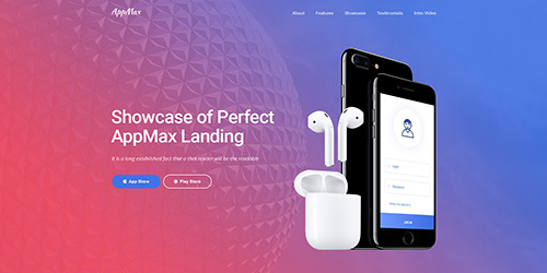 Appmax Multipurpose Landing Page - Uisumo